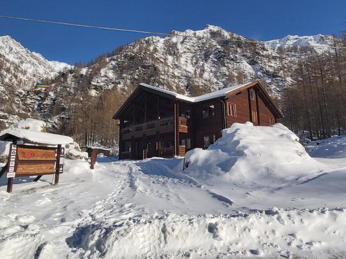 Chalet Rosa Dei Monti Piamprato Exteriör bild