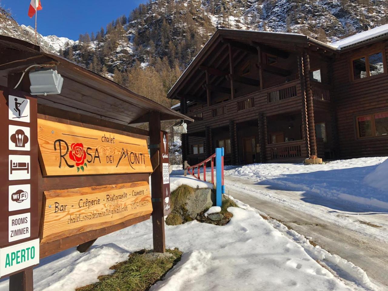 Chalet Rosa Dei Monti Piamprato Exteriör bild